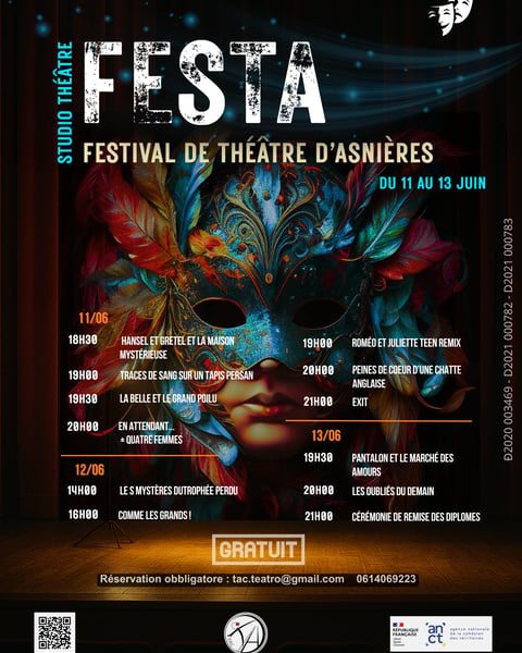 Fest : Festival Théâtre d'Asnières 2025 affiche