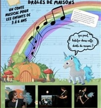 Lali la licorne et les drôles de maisons