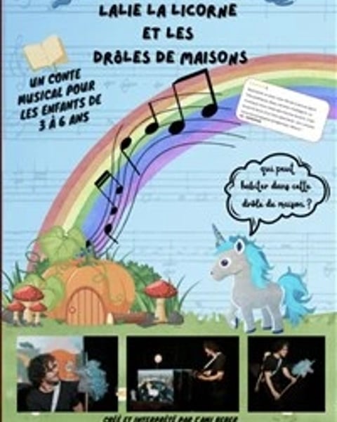 Lali la licorne et les drôles de maisons