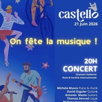 Concert chanson italienne, variété internationale et rock