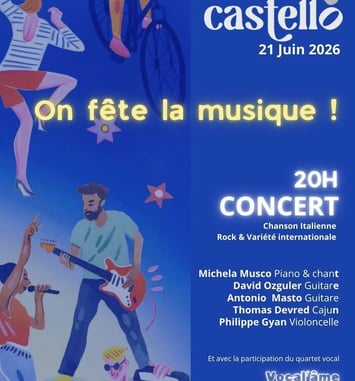 Concert chanson italienne, variété internationale et rock