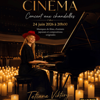 Le piano fait son cinéma, concert aux chandelles