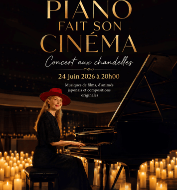 Le piano fait son cinéma, concert aux chandelles