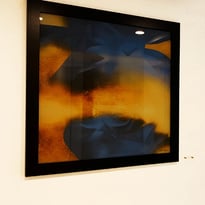 Trois œuvres or et métal en fusion signées Guillaume Bottazzi à Sceaux