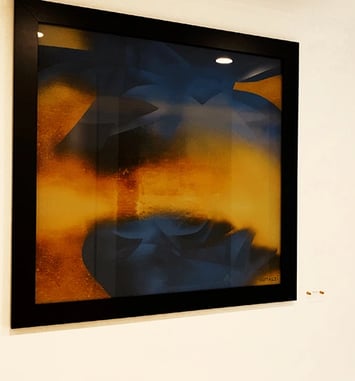 Trois œuvres or et métal en fusion signées Guillaume Bottazzi à Sceaux