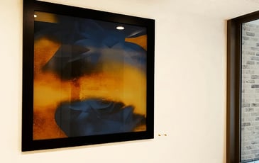 Trois œuvres or et métal en fusion signées Guillaume Bottazzi à Sceaux