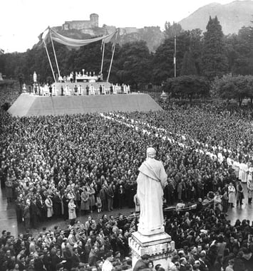 Exposition sur le Pèlerinage du Retour des prisonniers de guerre (Lourdes, 1946)