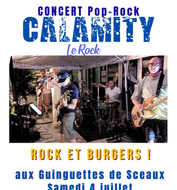 Calamity le rock aux Guinguettes de Sceaux !