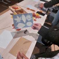 Atelier en famille : photogramme