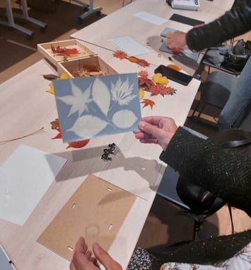 Atelier en famille : photogramme