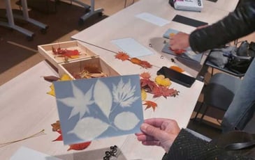 Atelier en famille : photogramme