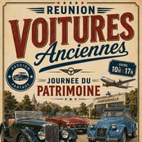 Rassemblement de voitures anciennes