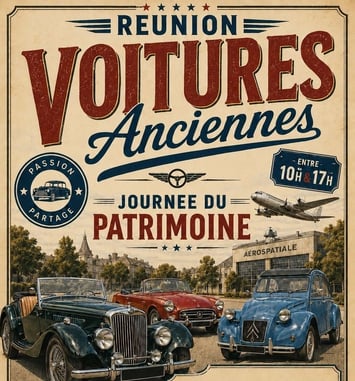 Rassemblement de voitures anciennes