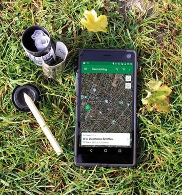 Balade ludique à Bois-Colombes avec l'application Géocaching