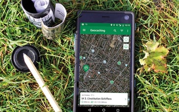 Balade ludique à Bois-Colombes avec l'application Géocaching