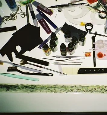 Atelier grattage de pellicule avec l'association "Braquage"