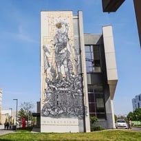 « Sous le street art, le Louvre » – Fresques de 2018