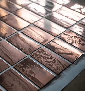 Visite atelier d'héliogravure sur cuivre