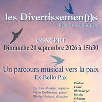 Concert par le chœur de chambre Les Divertissements