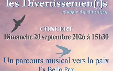 Concert par le chœur de chambre Les Divertissements