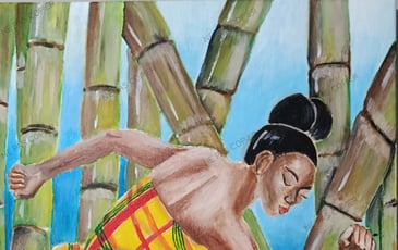 Et si le madras pouvait se peindre?