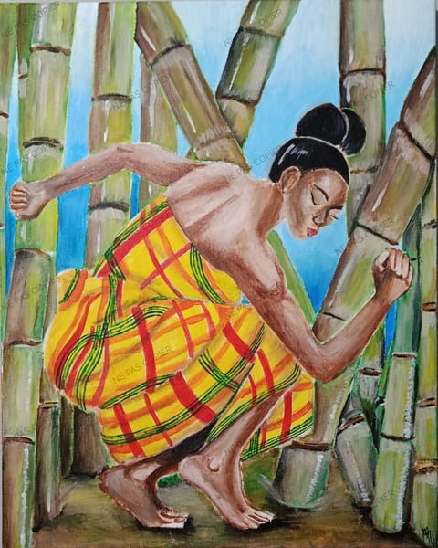 Et si le madras pouvait se peindre?