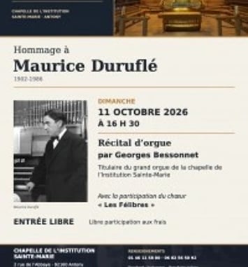 Récital d'orgue de Georges Bessonnet