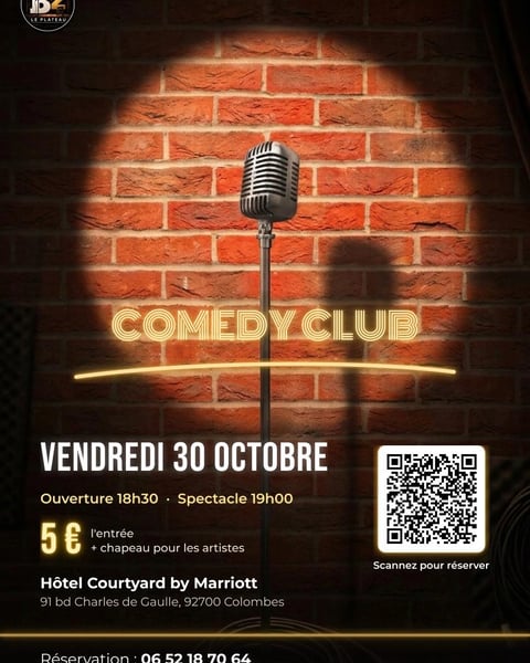 Plateau de stand-up à Colombes