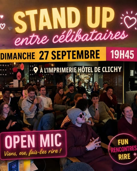 Stand-up entre célibataires — Rire, c'est déjà séduire