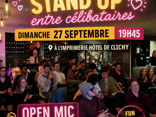Stand-up entre célibataires — Rire, c'est déjà séduire