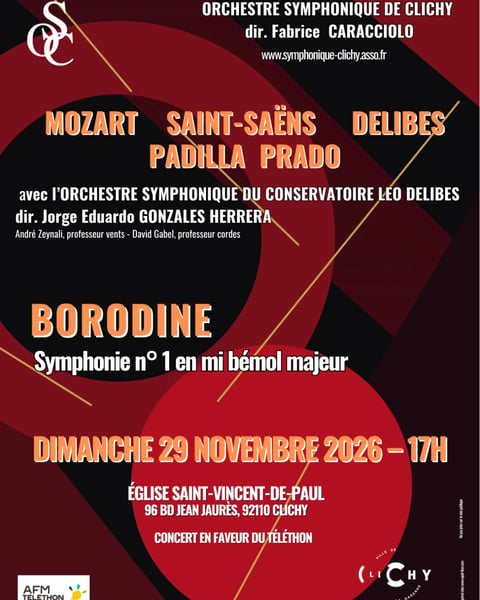Concert de l’Orchestre Symphonique de Clichy